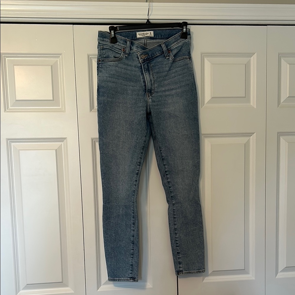 Abercrombie super skinny ankle high rise